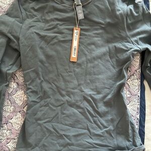 Gray Long Sleeve Top